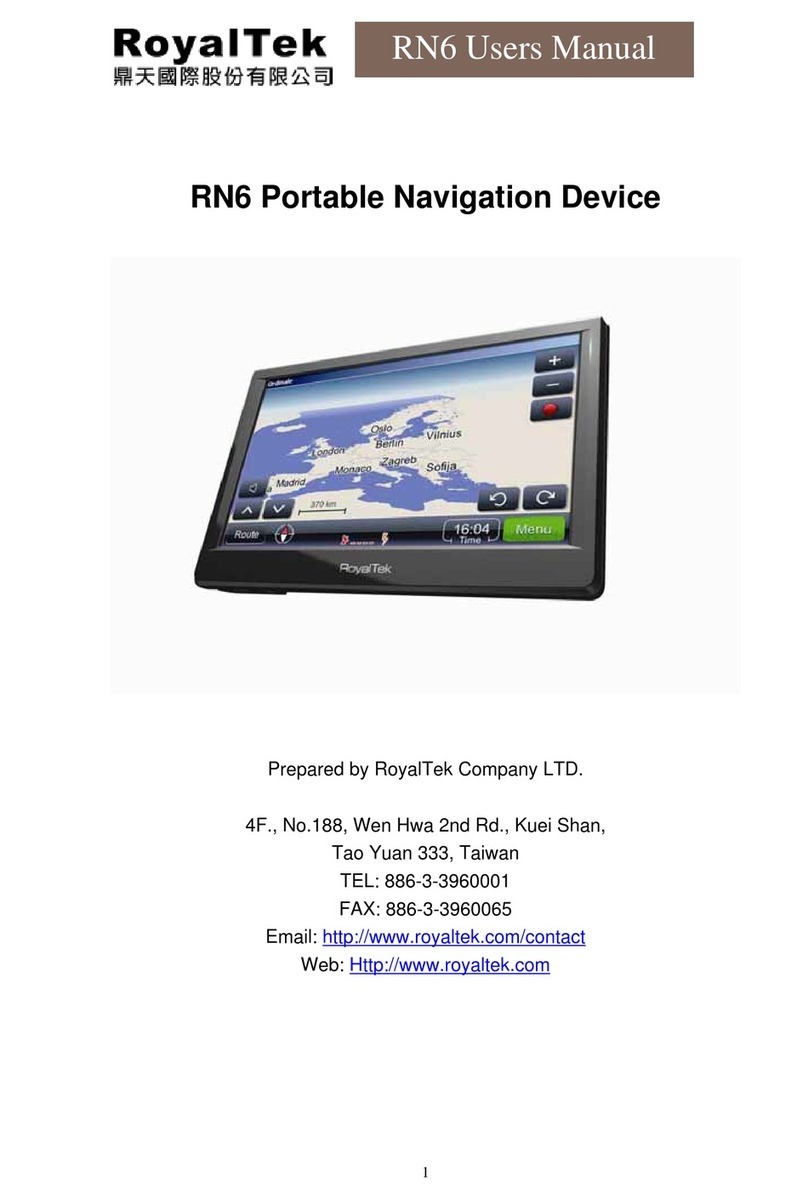 RoyalTek RN6 user manual