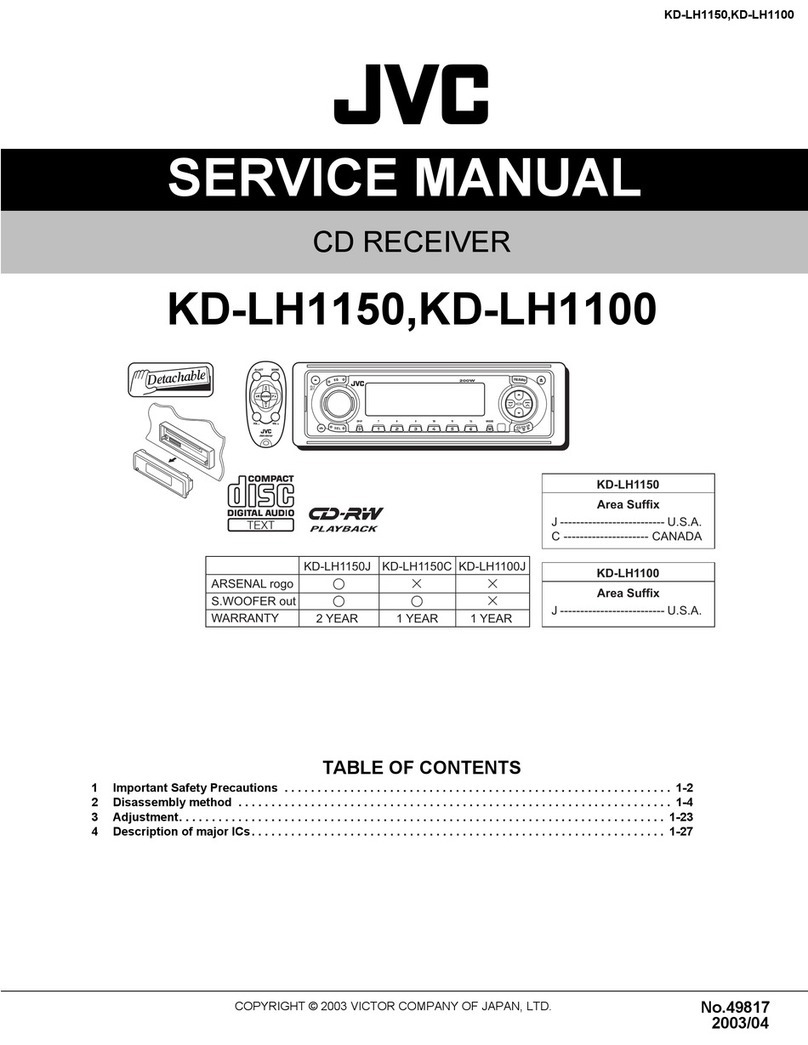 JVC KD-LH1150 User manual