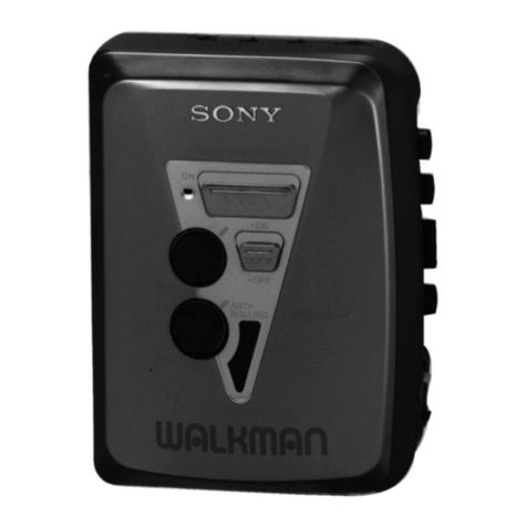 Sony Walkman WM-EX372 User manual