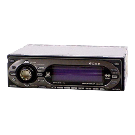 Sony CDX-GT700D User manual
