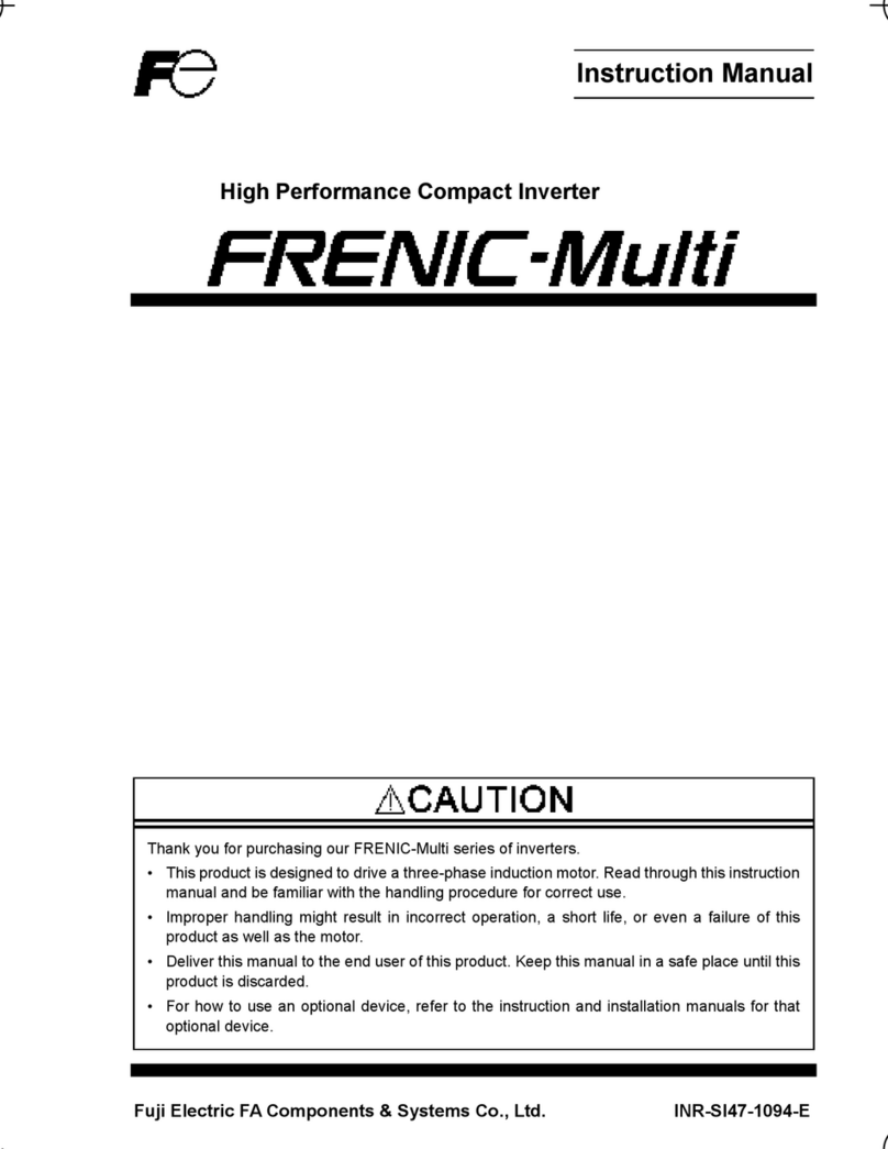 FE FRENIC-Multi series instruction manual