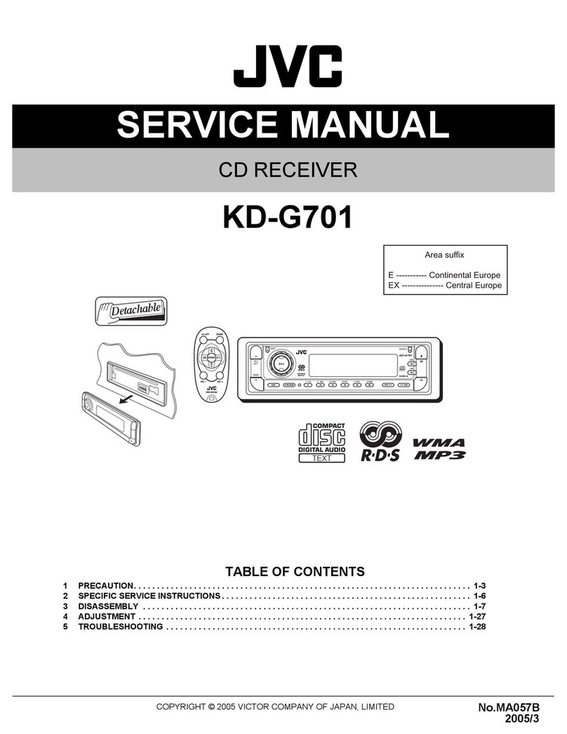 JVC KD-G701 User manual