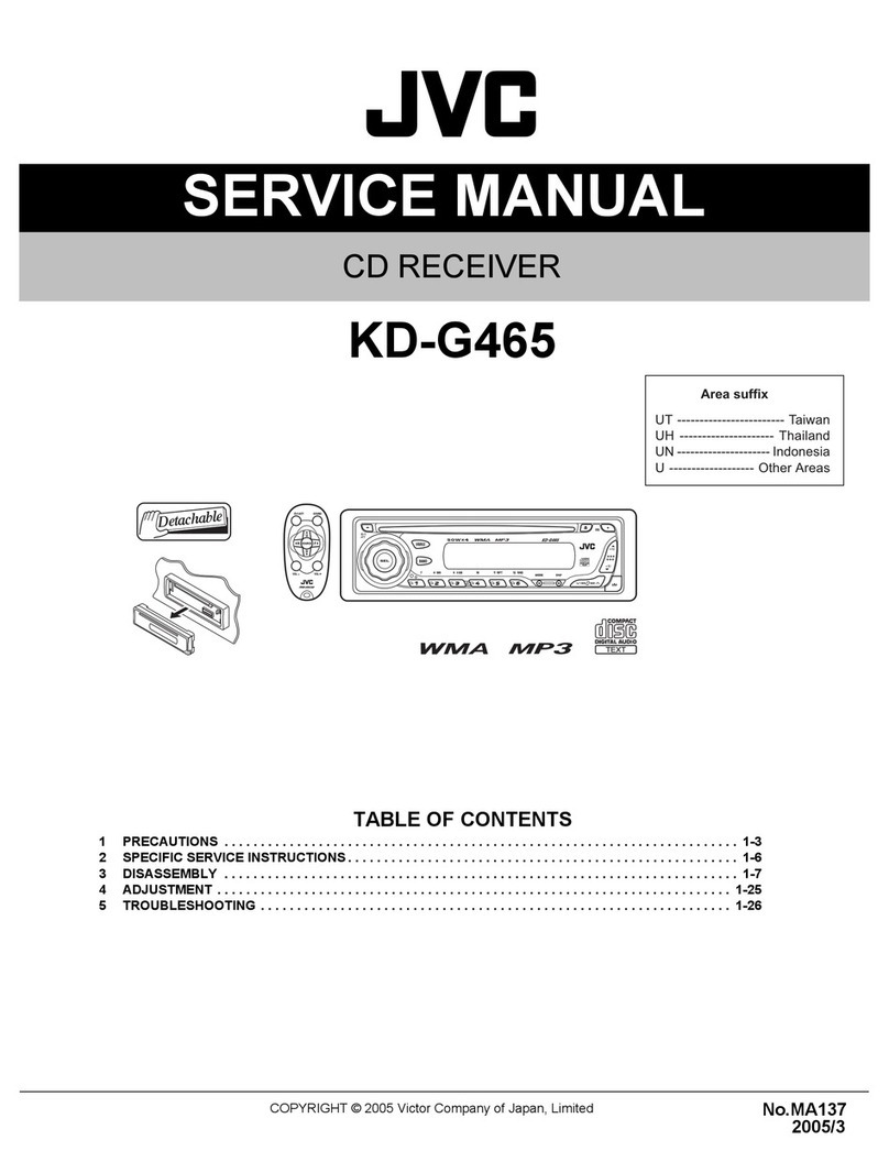 JVC KD-G465 Service manual