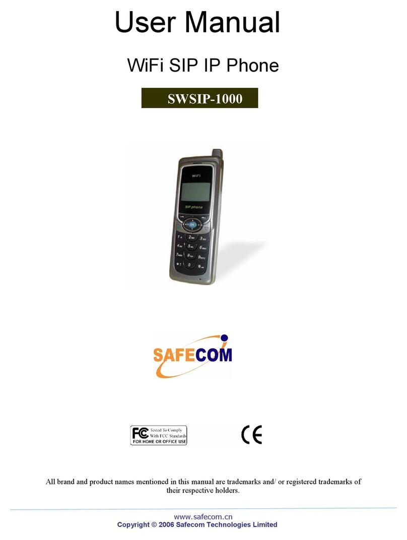 SafeCom SWSIP-1000 user manual