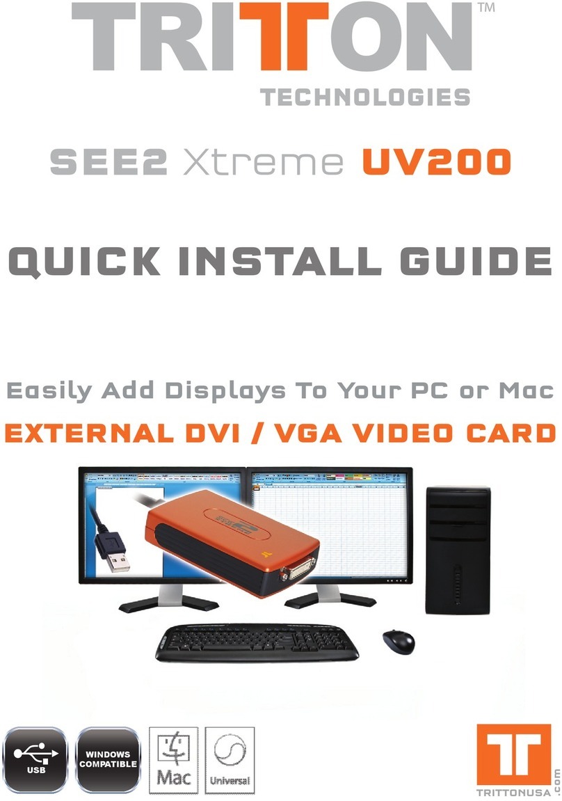 Triton SEE2 Xtreme UV200 Quick install guide