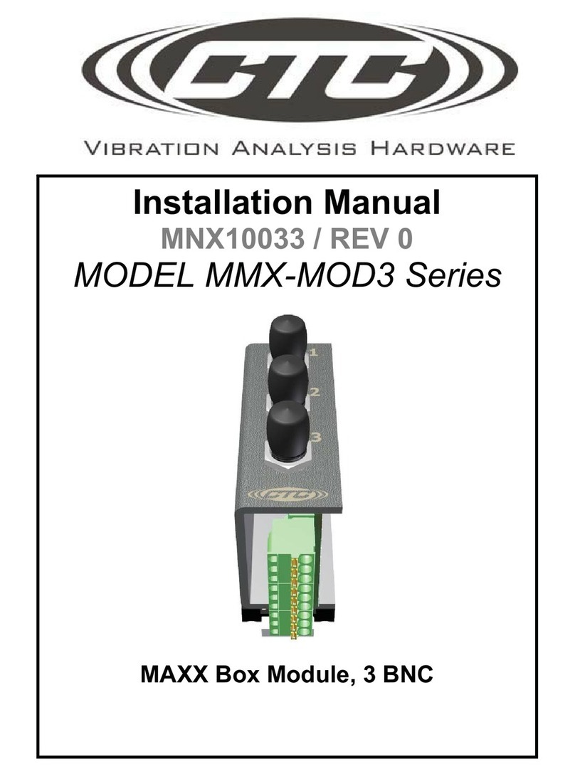 CTC Union MMX-MOD3 Series installation manual