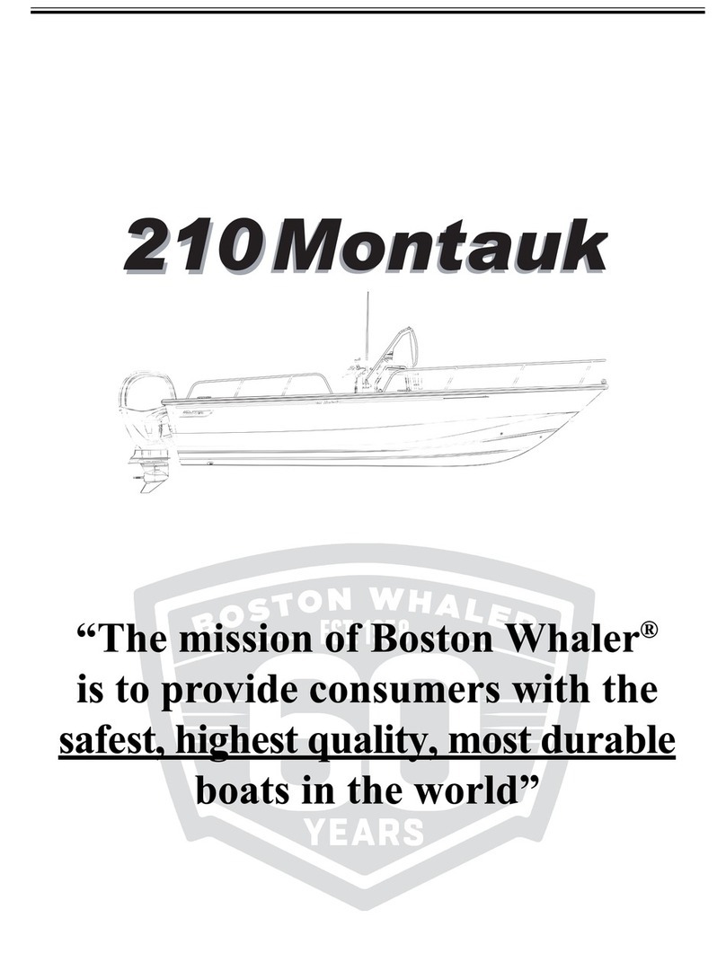 Boston Whaler 210 Montauk owner's manual