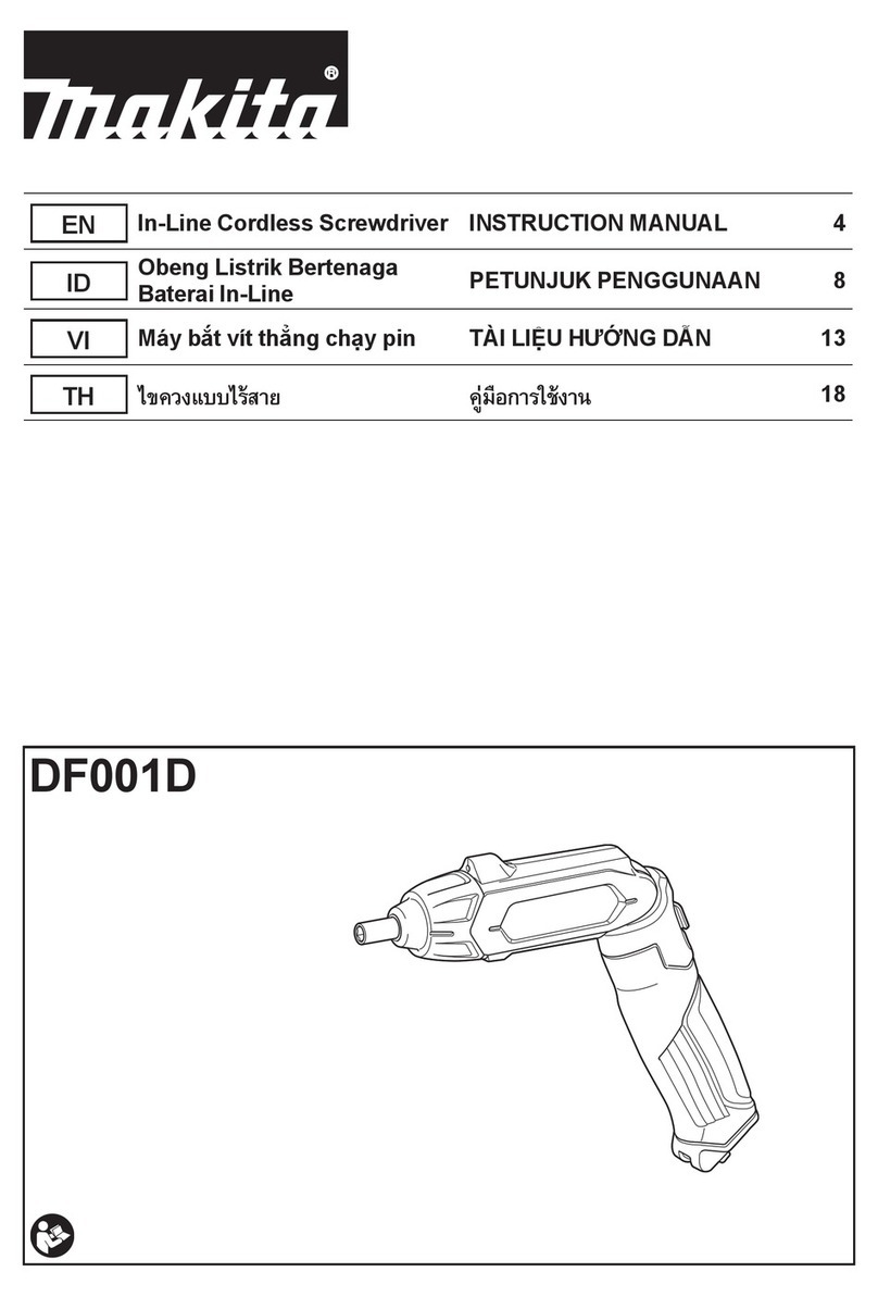 Makita DF001D User manual