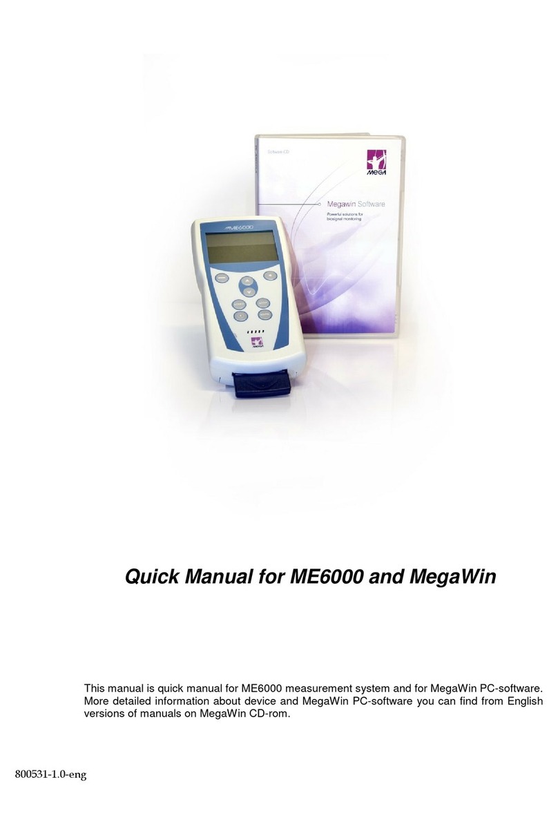 Megawin ME6000 Series Quick manual