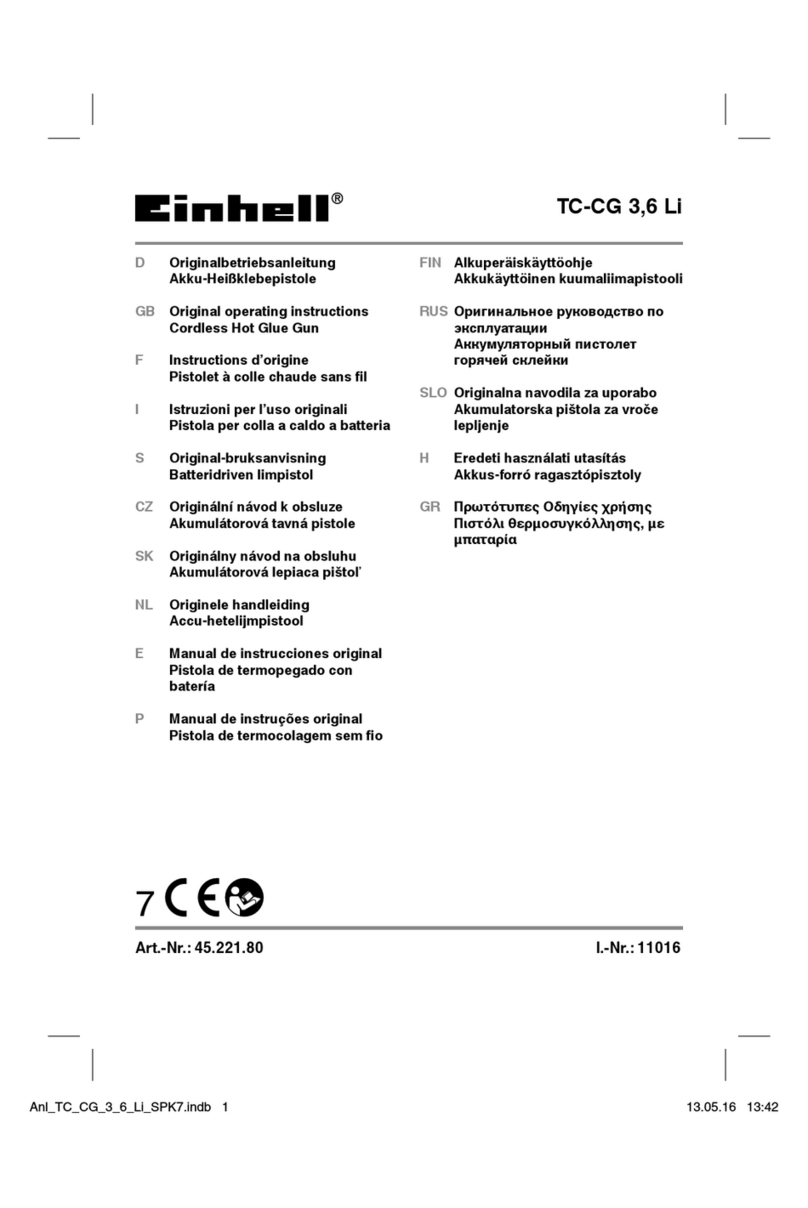 EINHELL TC-CG 3,6 Li Original operating instructions