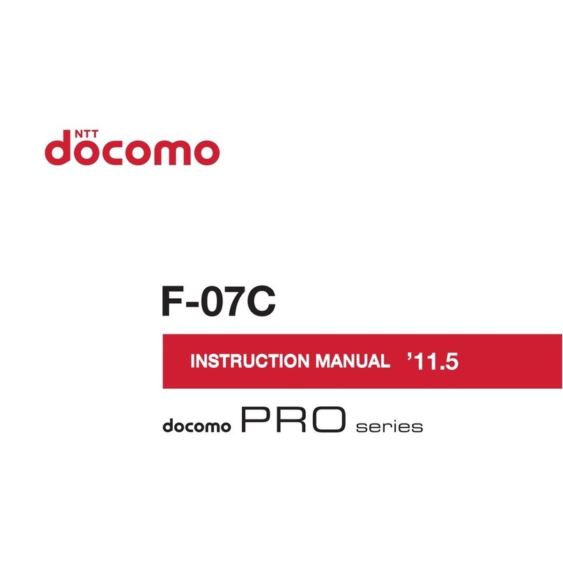 Fujitsu F-07C Loox User manual