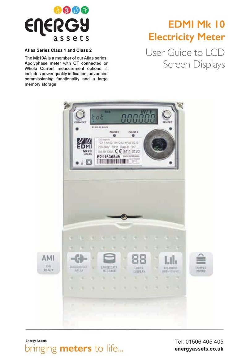 Energy Asse EDMI Mk 10 User manual