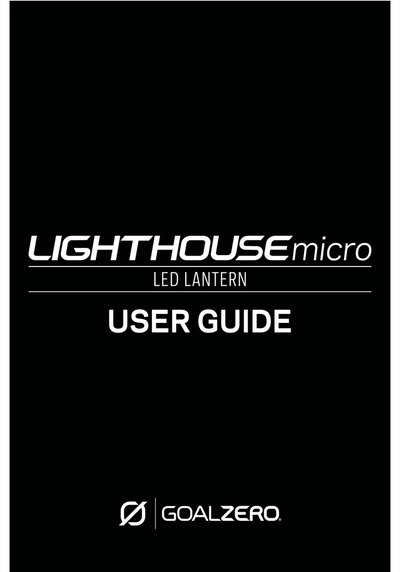GOAL ZERO LightHouse micro user guide