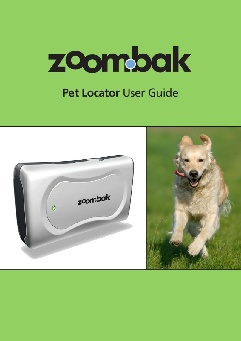 Zoombak Pet Locator user guide