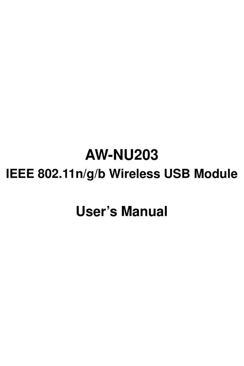 AzureWave AW-NU203 user manual