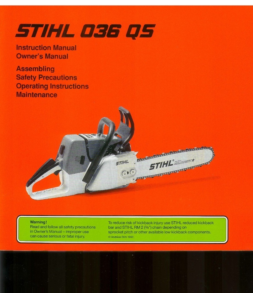 Stihl 036 QS User manual