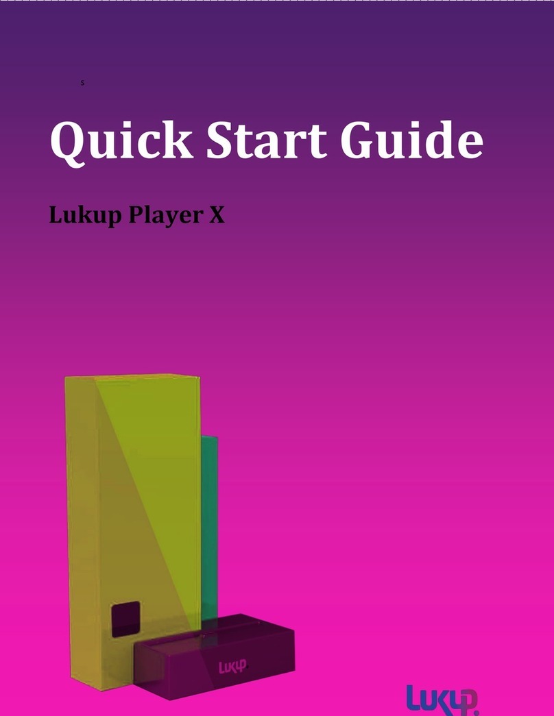 Lukup Player X User manual