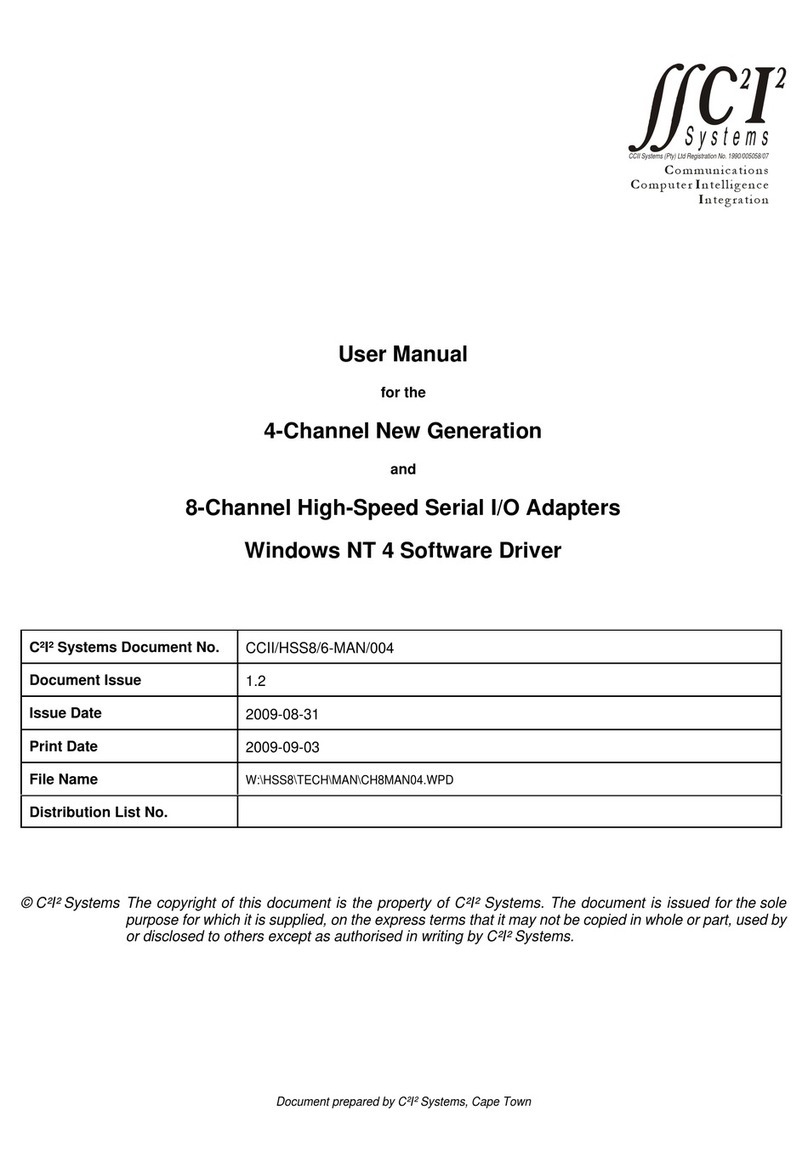 SSCI HSS8 user manual