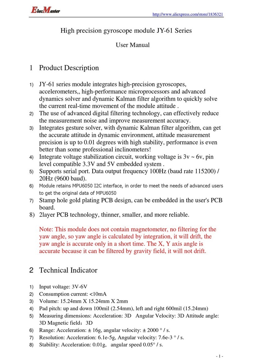 ElecMaster JY-61 Series user manual