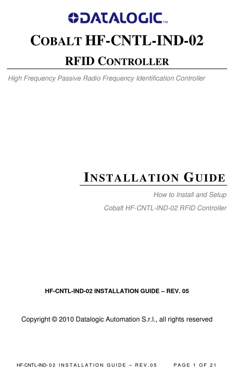 Datalogic HF-CNTL-IND-02 installation guide