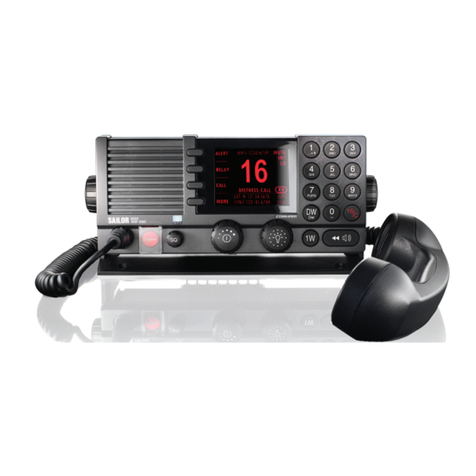 COBHAM SAILOR 6210 VHF User manual