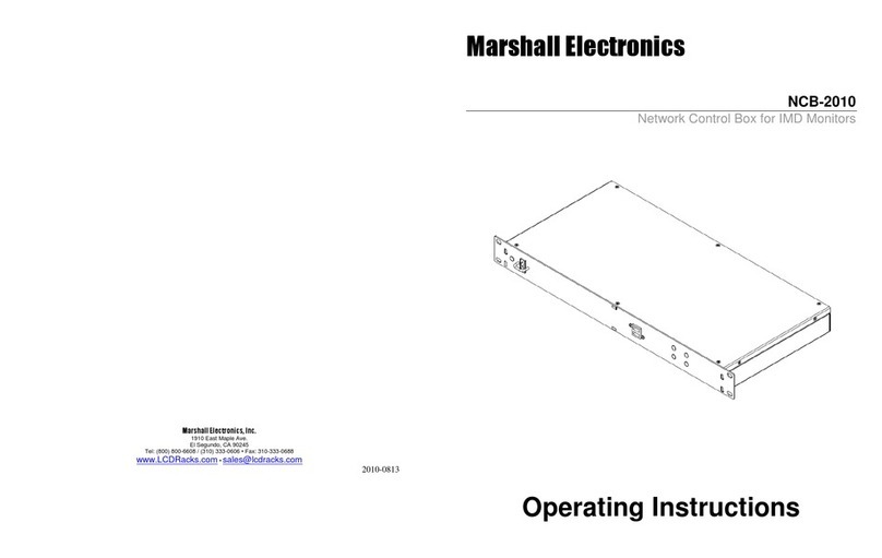 Marshall Electronics NCB-2010 User manual