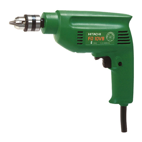 Hitachi Koki FD 10VB Handling instructions