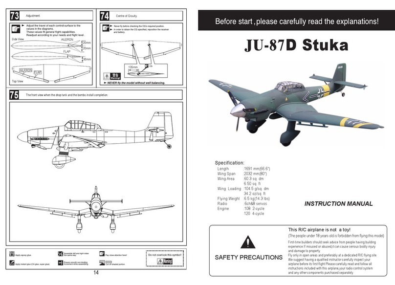 Junkers JU-87D Stuka instruction manual