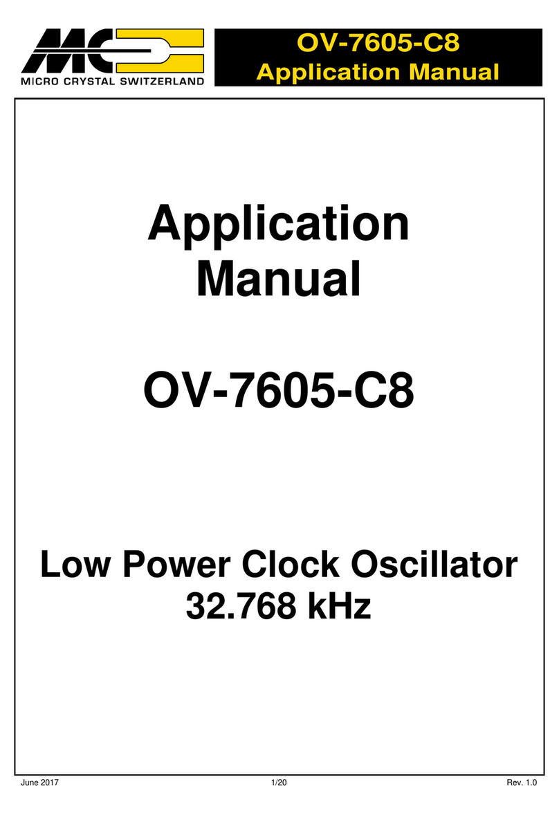 MC OV-7605-C8 Applications manual
