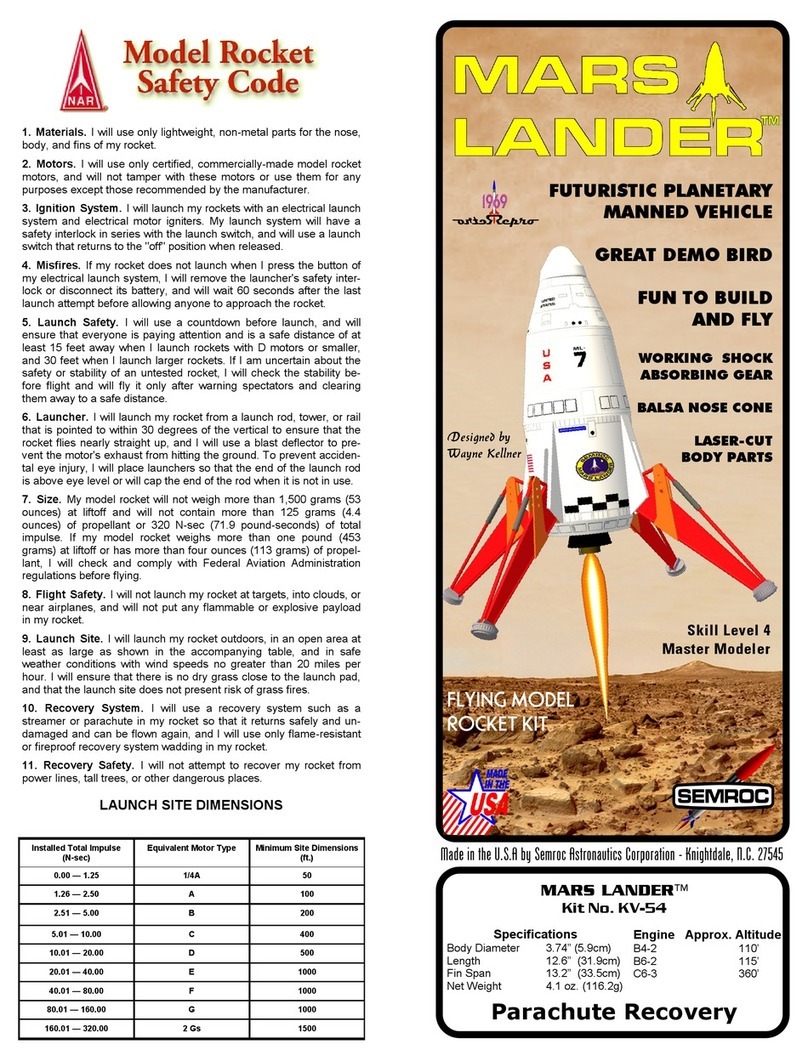 SEMROC MARS LANDER manual