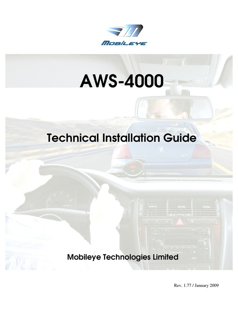 Mobileye AWS-4000 Technical installation guide
