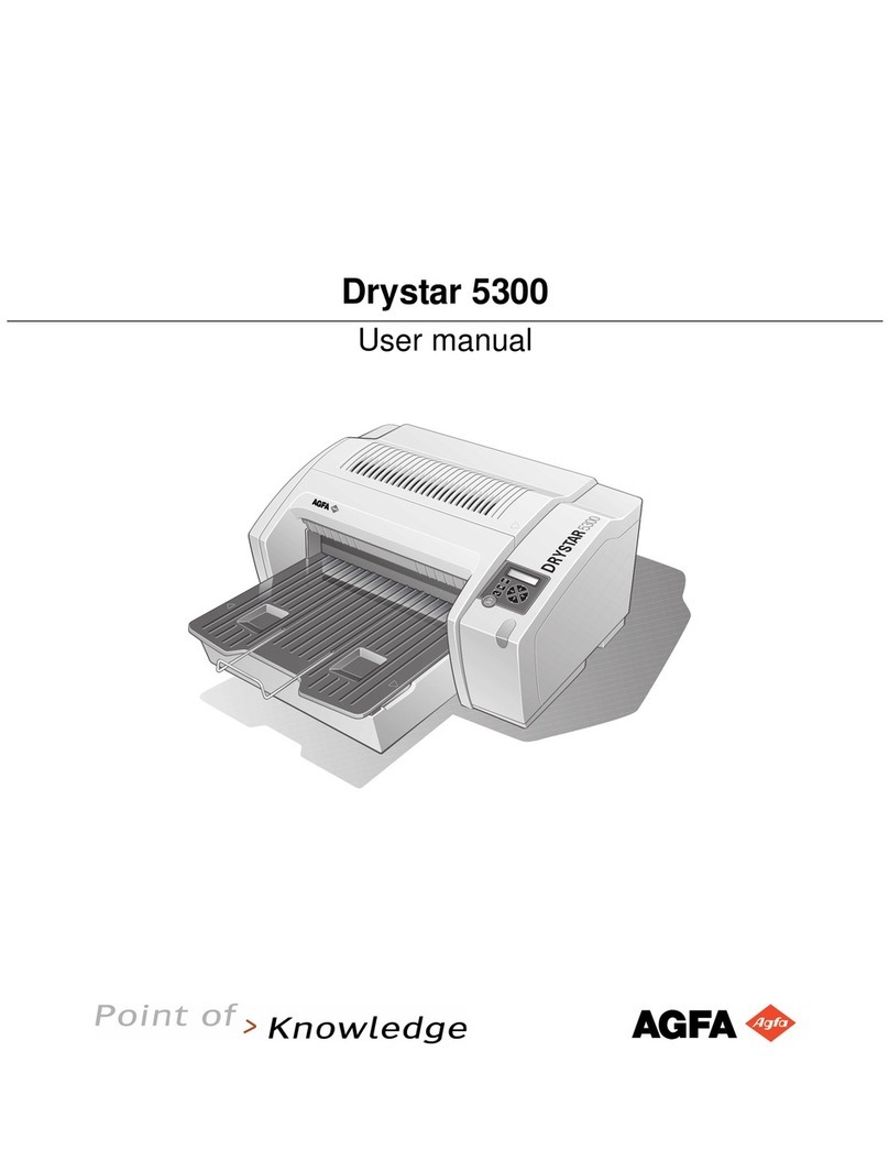 AGFA Drystar 5300 user manual
