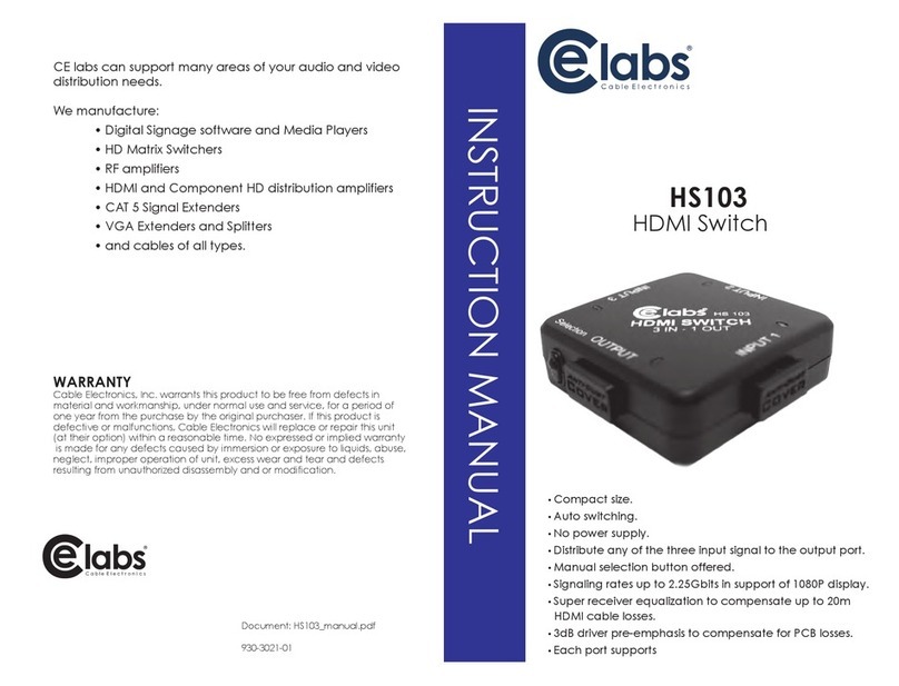 Elabs HS103 instruction manual