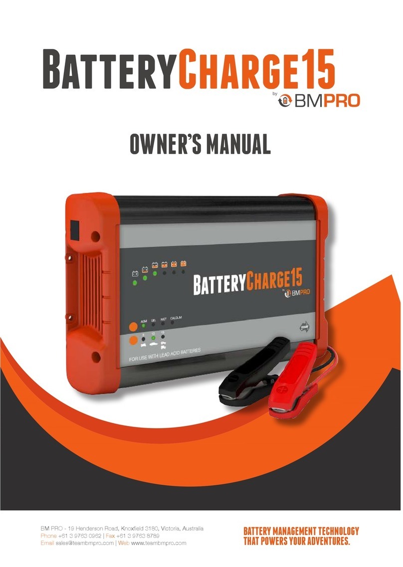 BM PRO BatteryCharge15 owner's manual