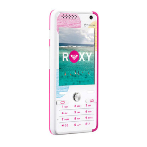 Sagem Roxy User manual