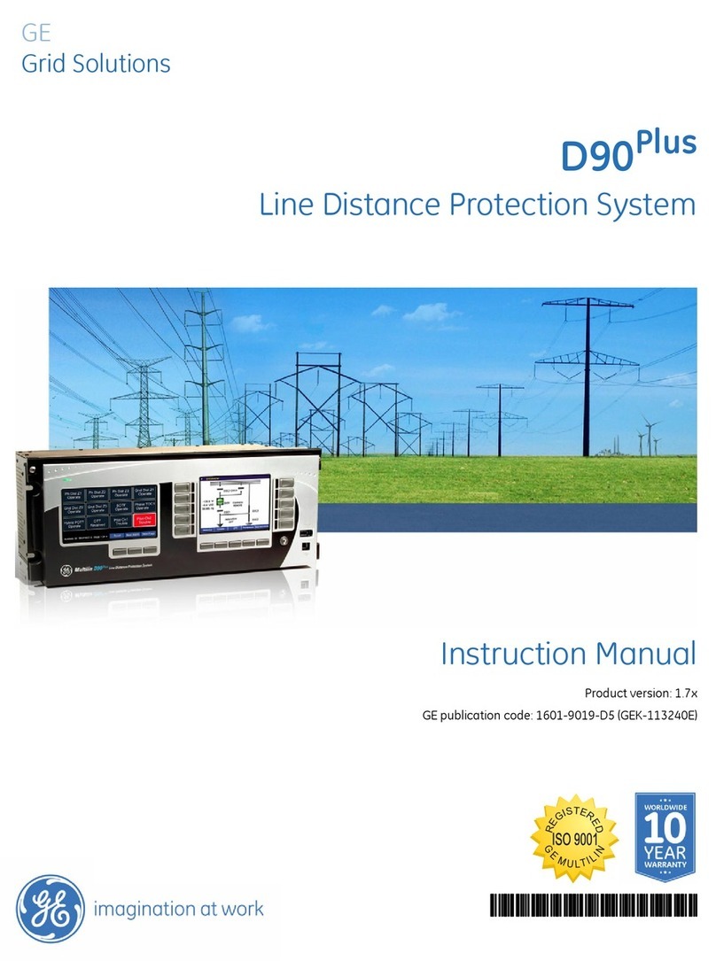 GE D90 Plus User manual