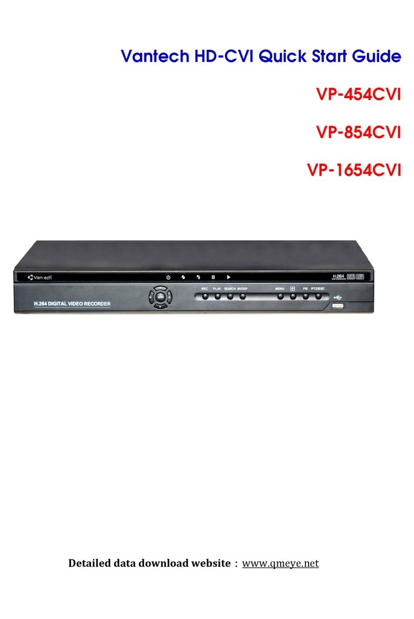 Vantech VP-454CVI quick start guide
