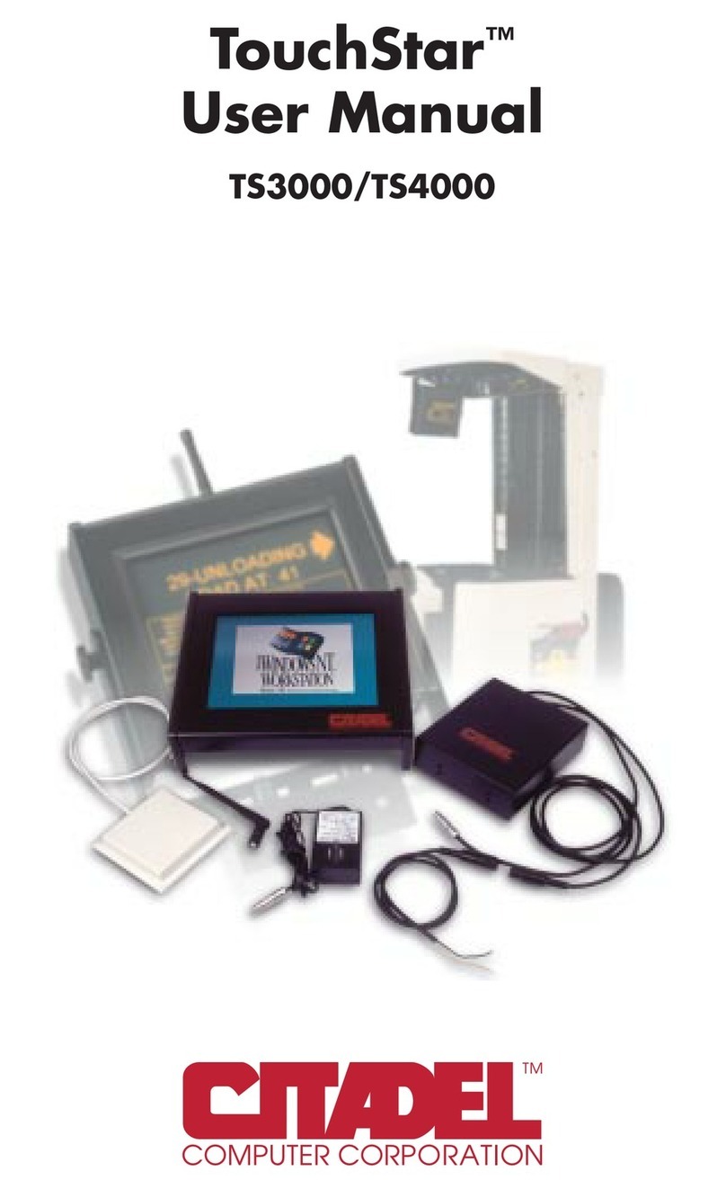 Citadel TouchStar TS3000 user manual
