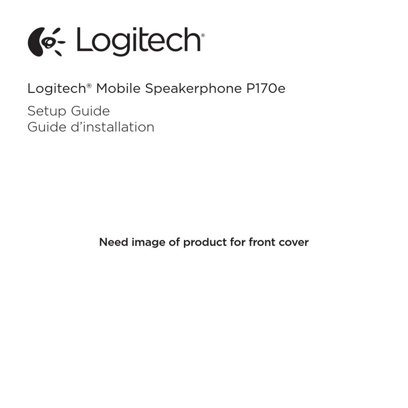 Logitech P170e Setup guide