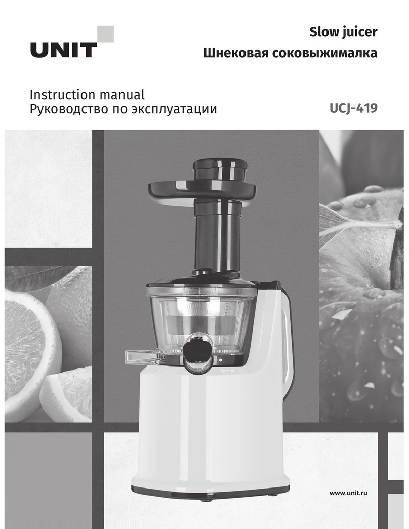 Unit UCJ-419 instruction manual