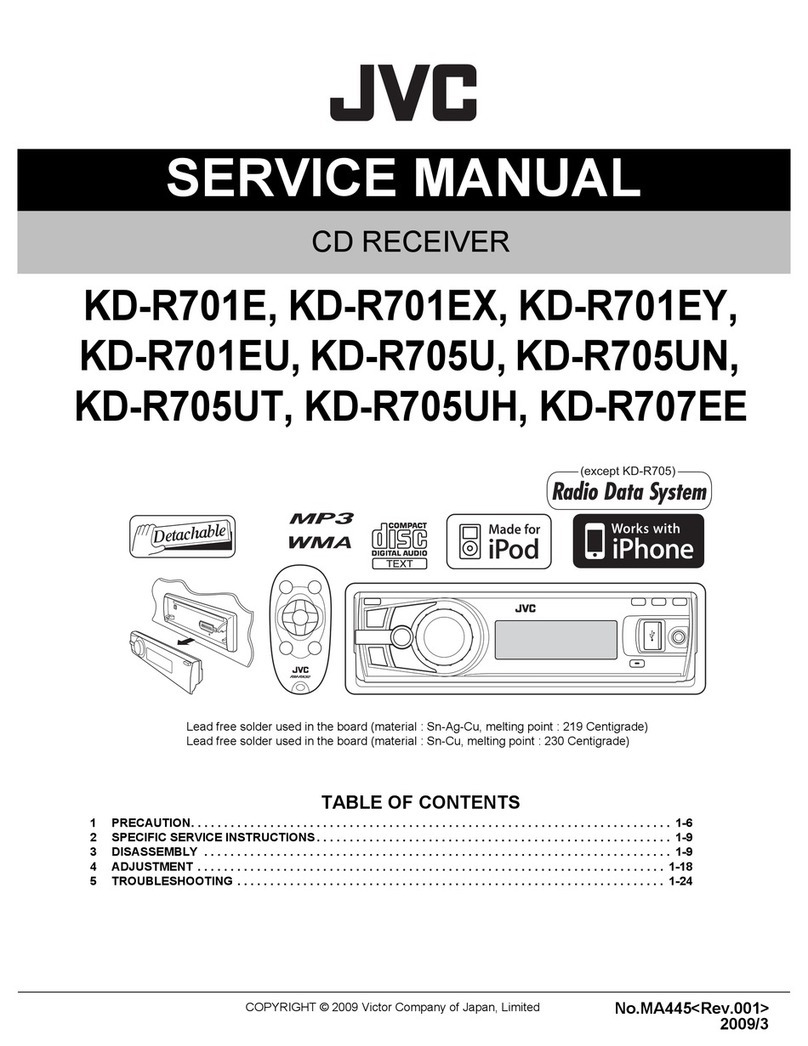 JVC KD-R701E User manual