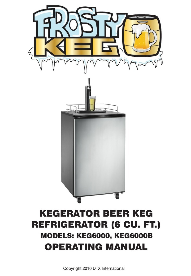 Frosty Keg KEG6000B operating manual