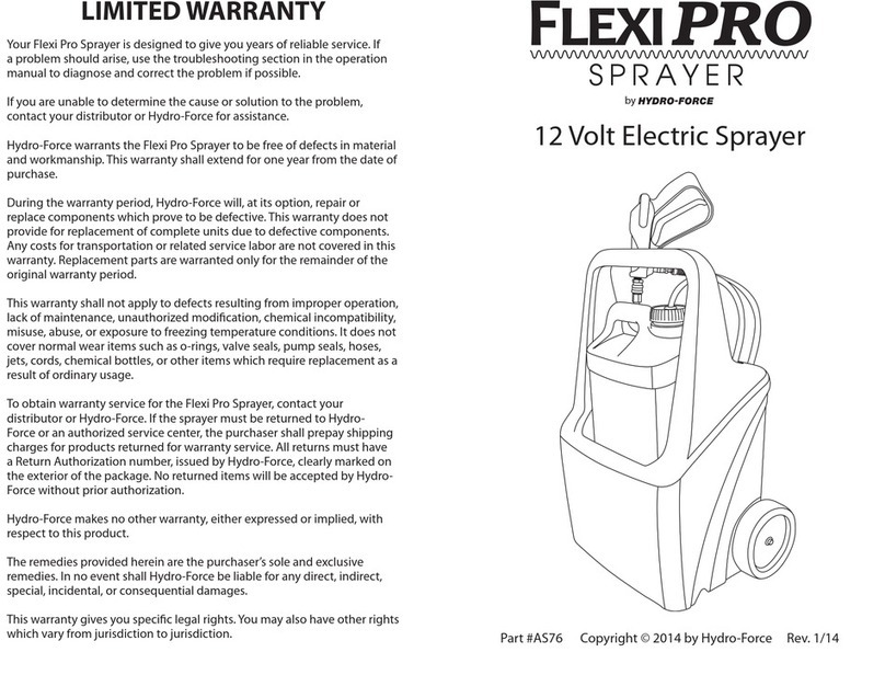 Hydro-Force FlexiPro AS76 manual