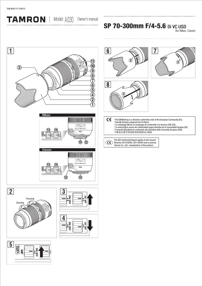 Tamron A030 User manual