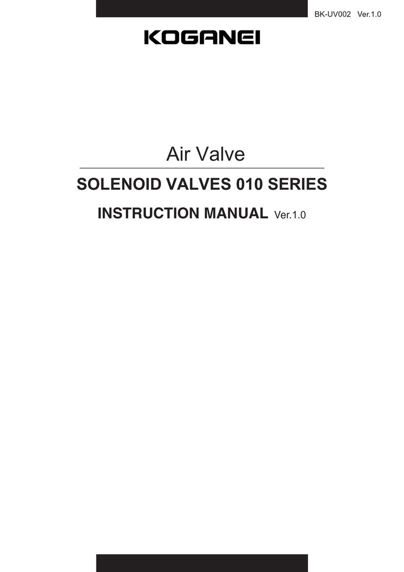 Koganei 010 SERIES User manual