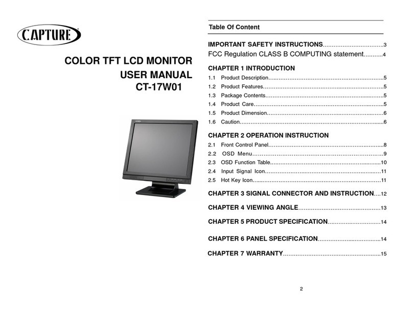 Capture CT-17W01 user manual