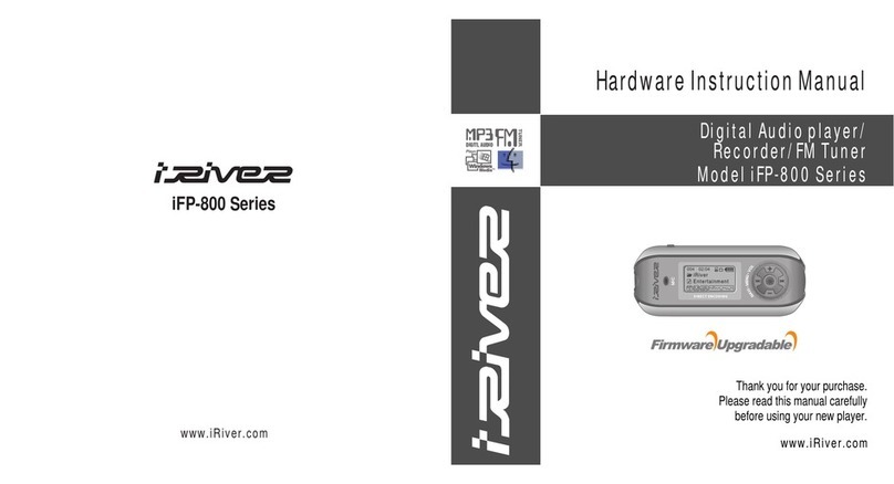 IRiver IFP-800 Series Assembly Instructions