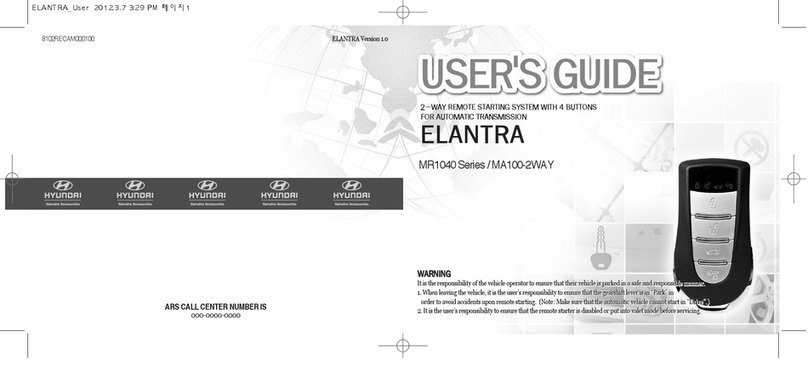 Elantra MA100-2WAY user guide