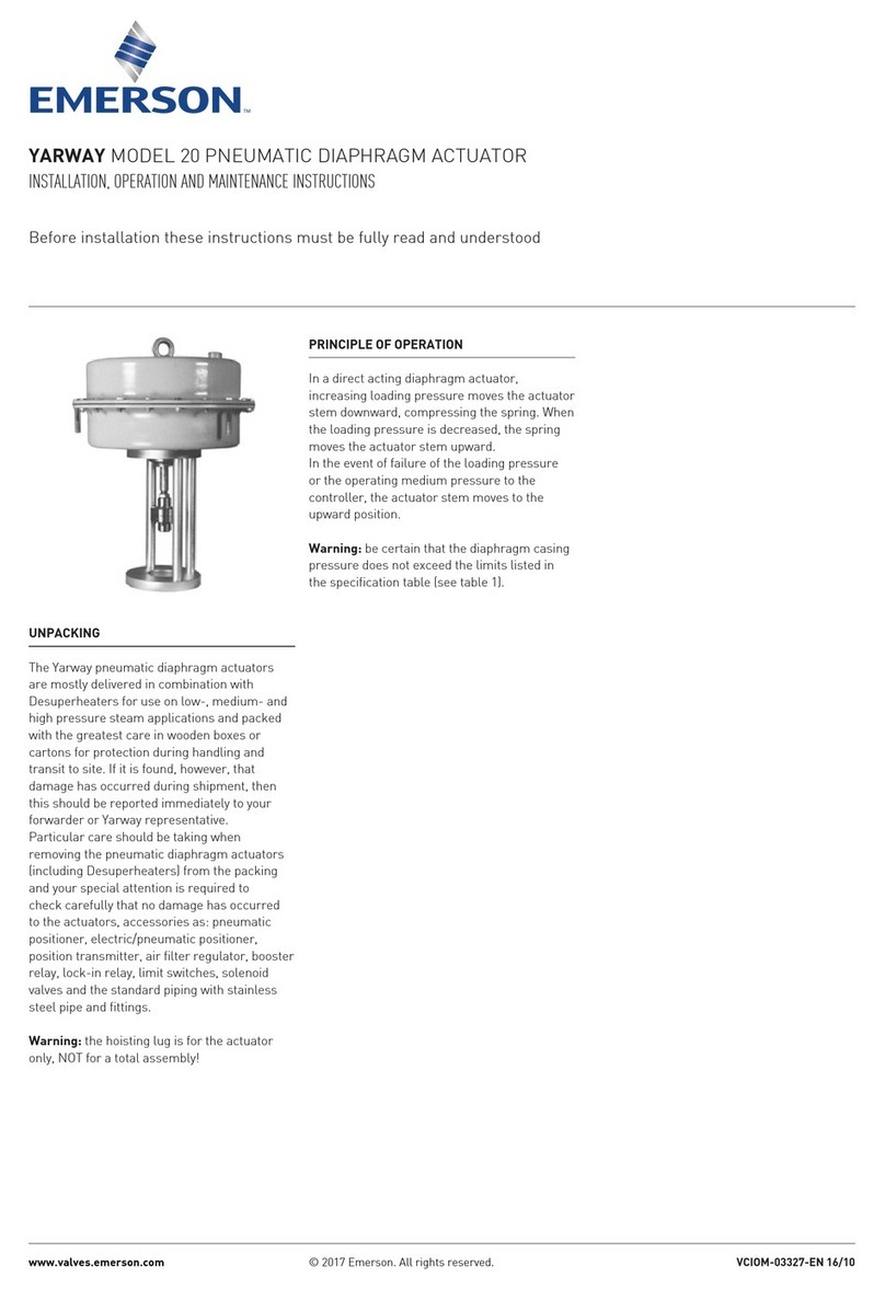 Emerson Yarway Manual Emerson Yarway Manual