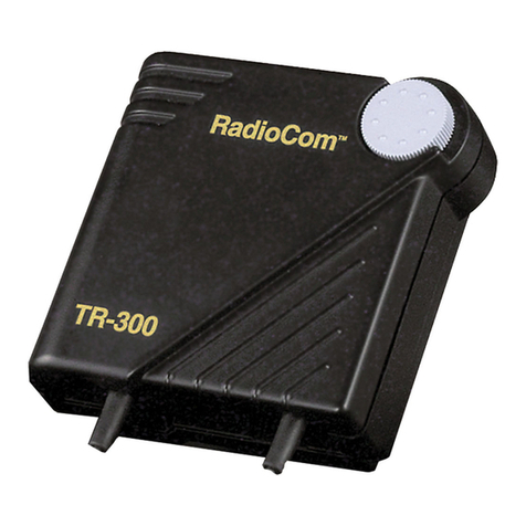 Telex RadioCom TR-300 operating instructions